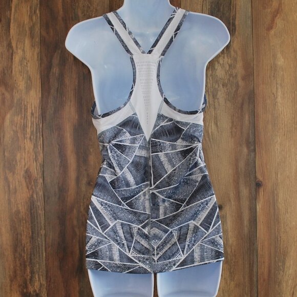 C9 by Champion Raceback Tank 100% Polyester Small Blue/White - Picture 2 of 3